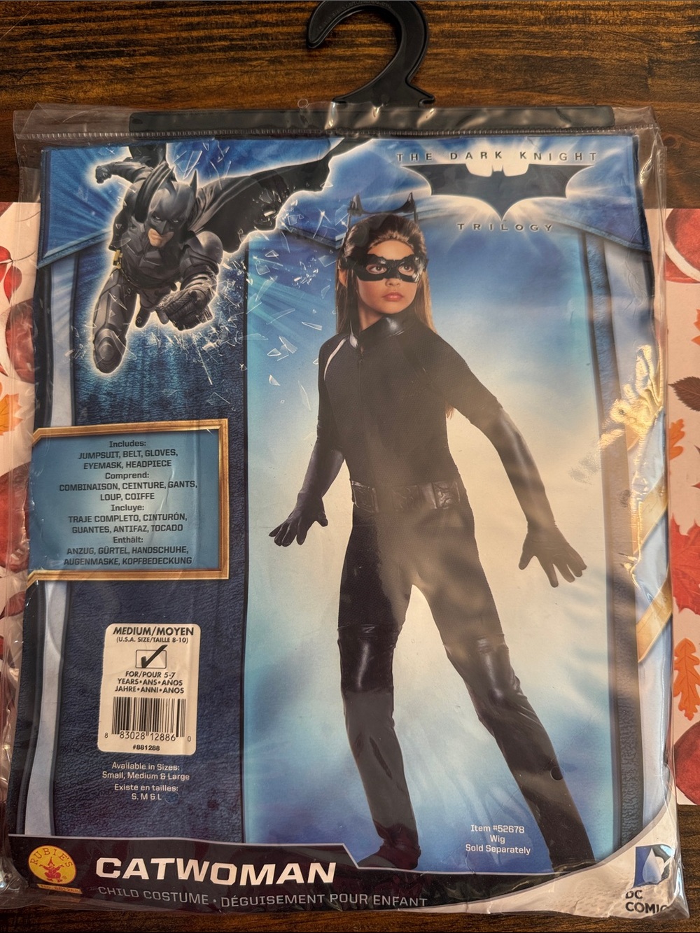 DC Comics Kids Catwoman Costume: Black (M)